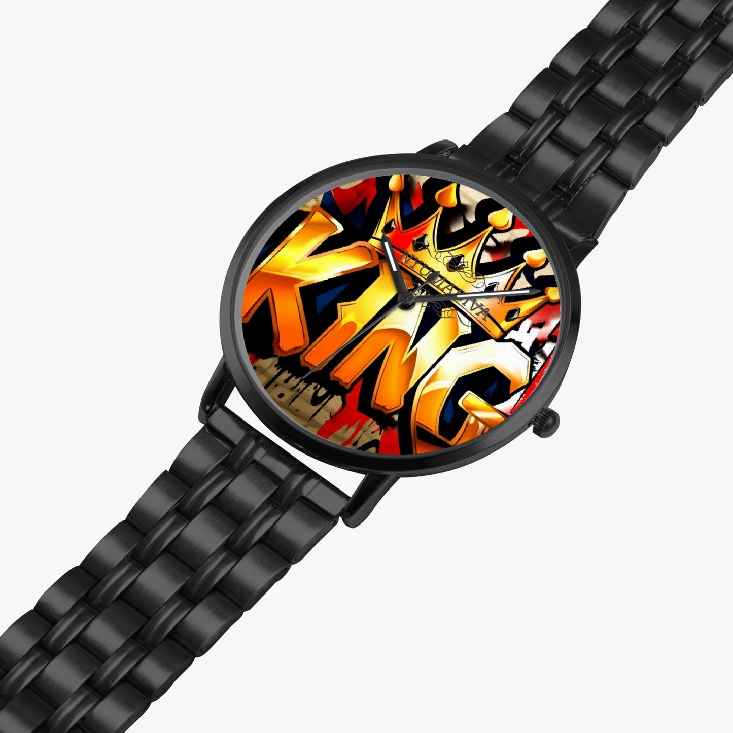 King Instafamous Steel Strap Quartz watch