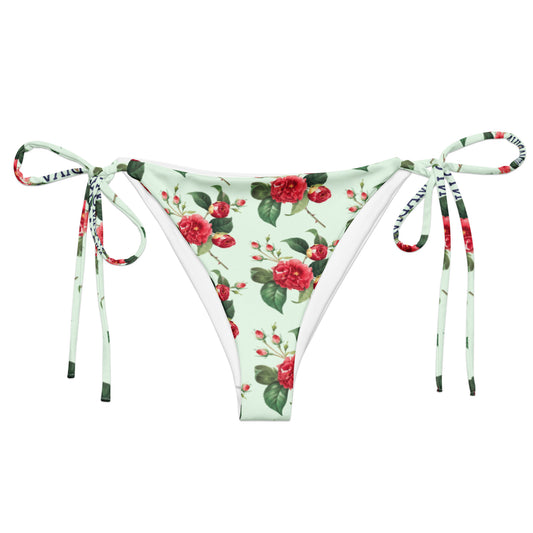 blooming Flower string bikini bottom