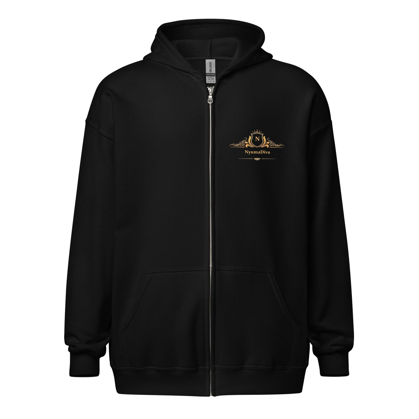 Never Give Up heavy blend zip hoodie