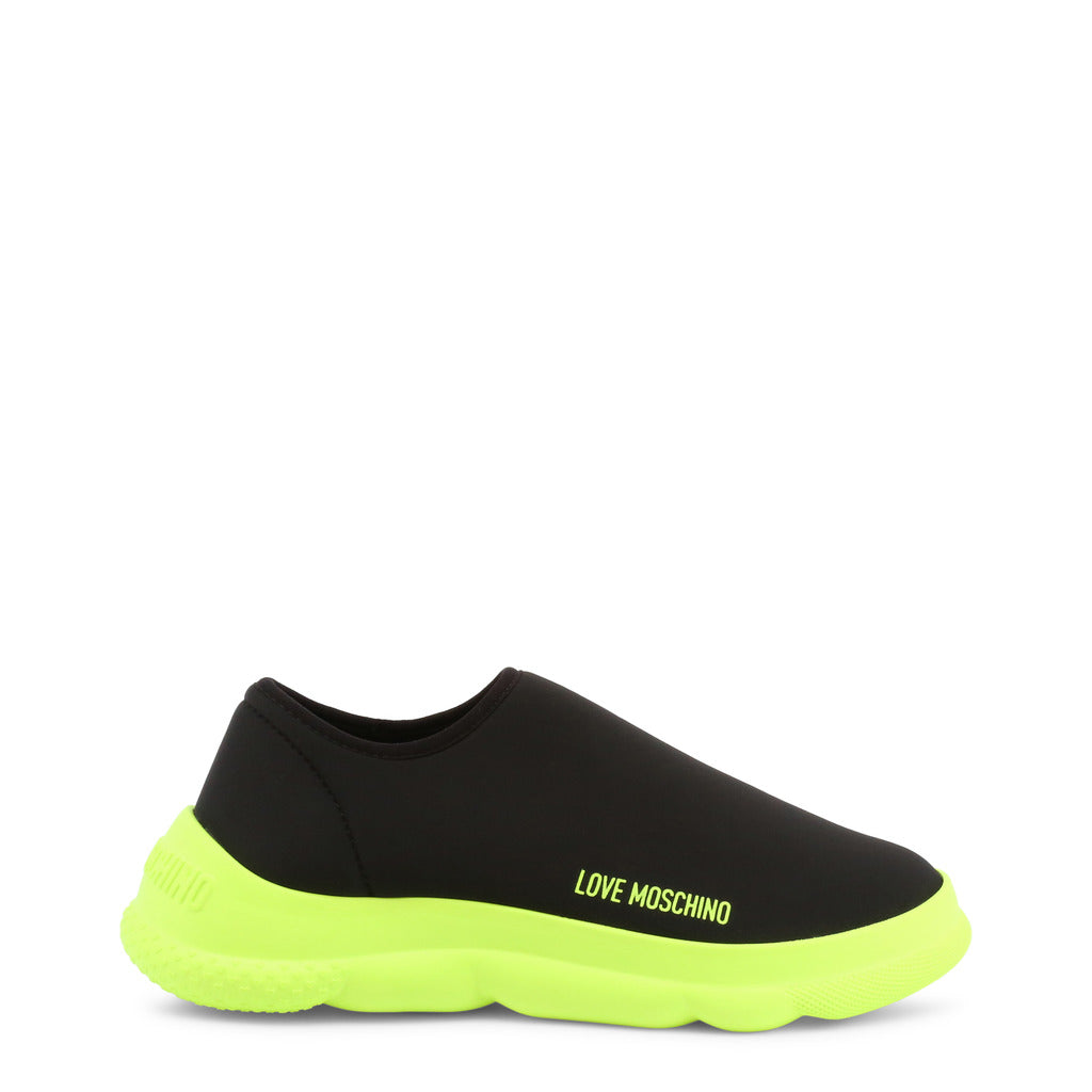 Love Moschino Green Slip-On Shoes