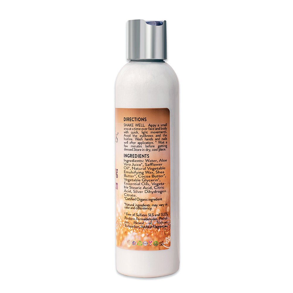 Organic Diamond Shimmer Body Lotion - Sparkle For All Skin Types