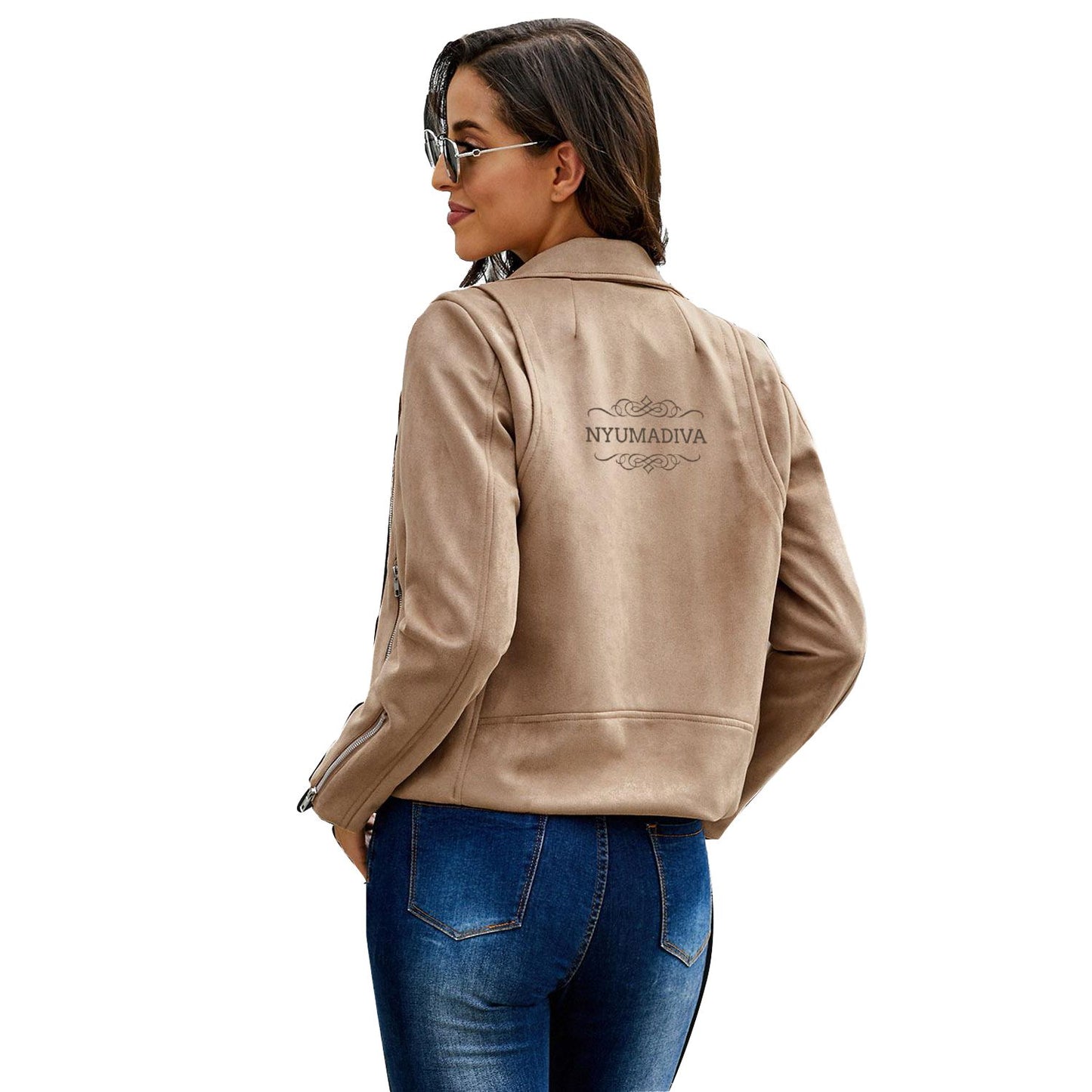 Women's Microsuede Short Coat Jacket