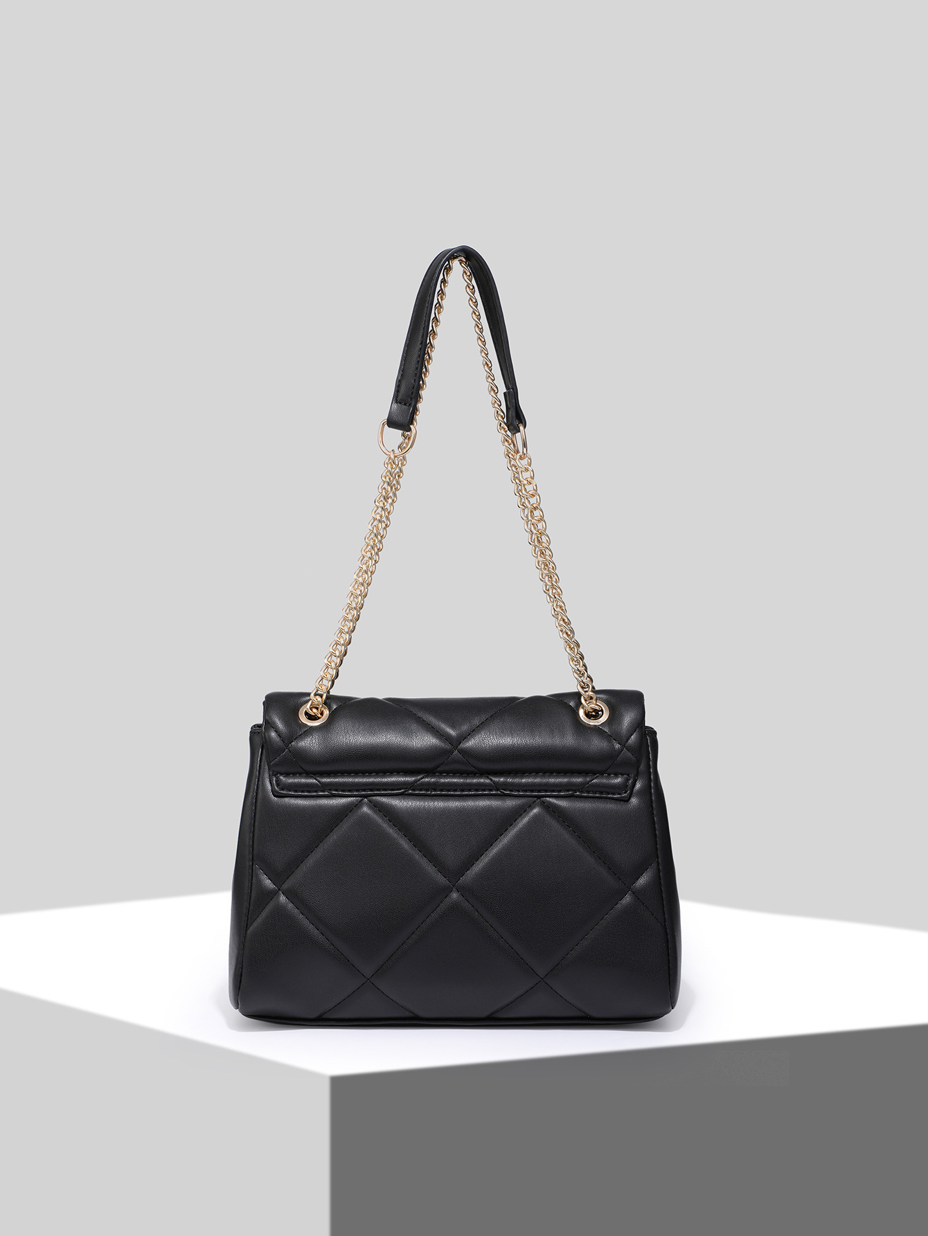 Chain Strap Square Quilted Shoulder Flap Bag