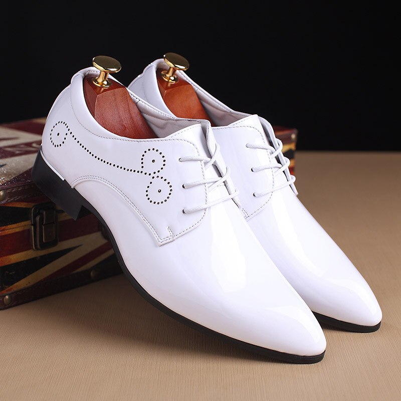 Glossy Oxford Leather Shoes