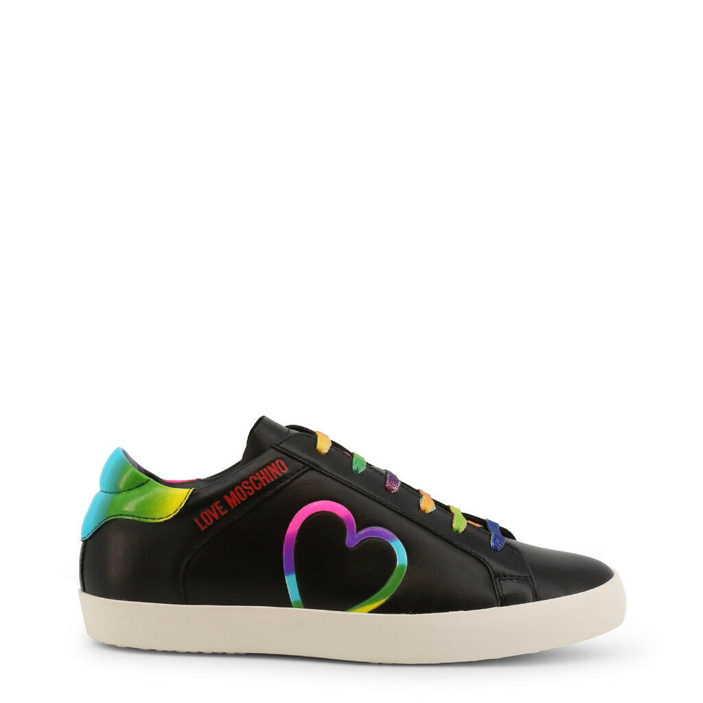 Love Moschino Black Rainbow Sneakers