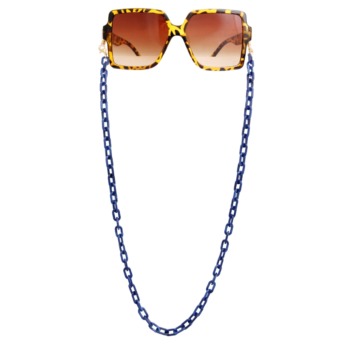Navy Link Sunglasses Chain