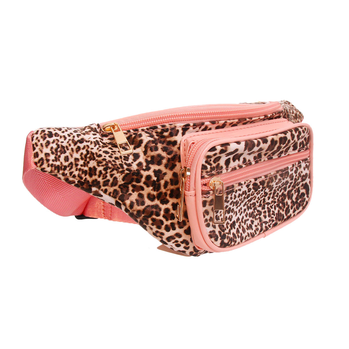 Leopard and Pink Fanny Pack