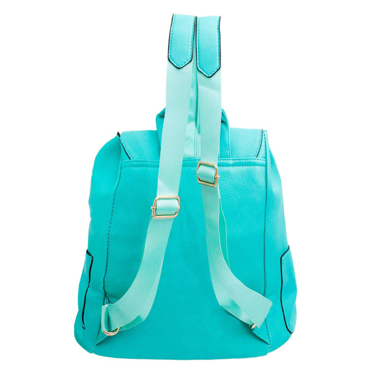 Aqua Buckle Flap Backpack