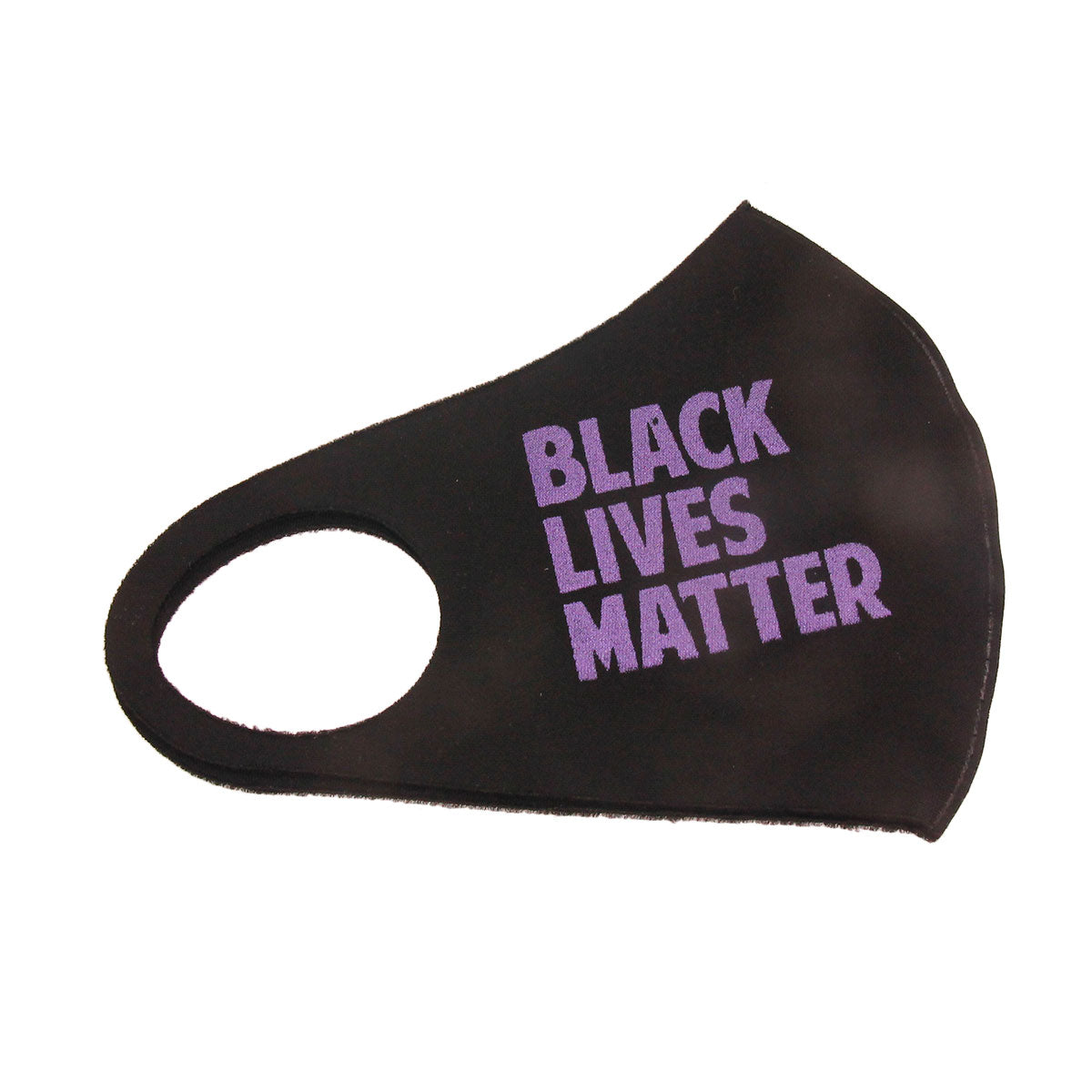 Purple Print BLACK LIVES MATTER Mask