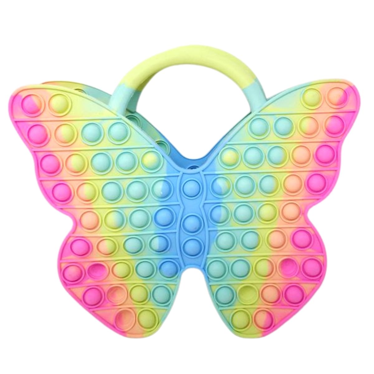 Rainbow Butterfly Bubble Pop Bag
