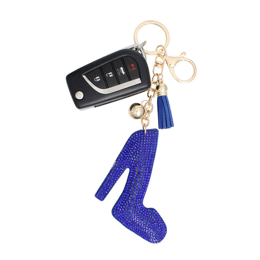 Blue Heel Keychain Clip