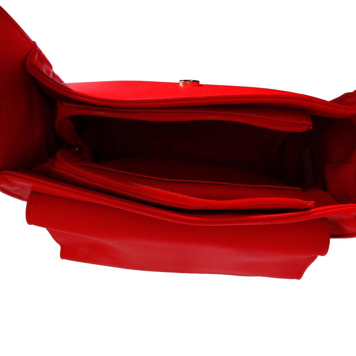 Red Designer Hobo Shoulder Bag Set