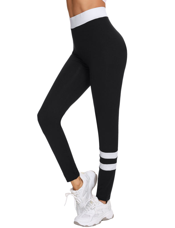 Fashion All-Match Casual Ms  Contrast Sweatpants