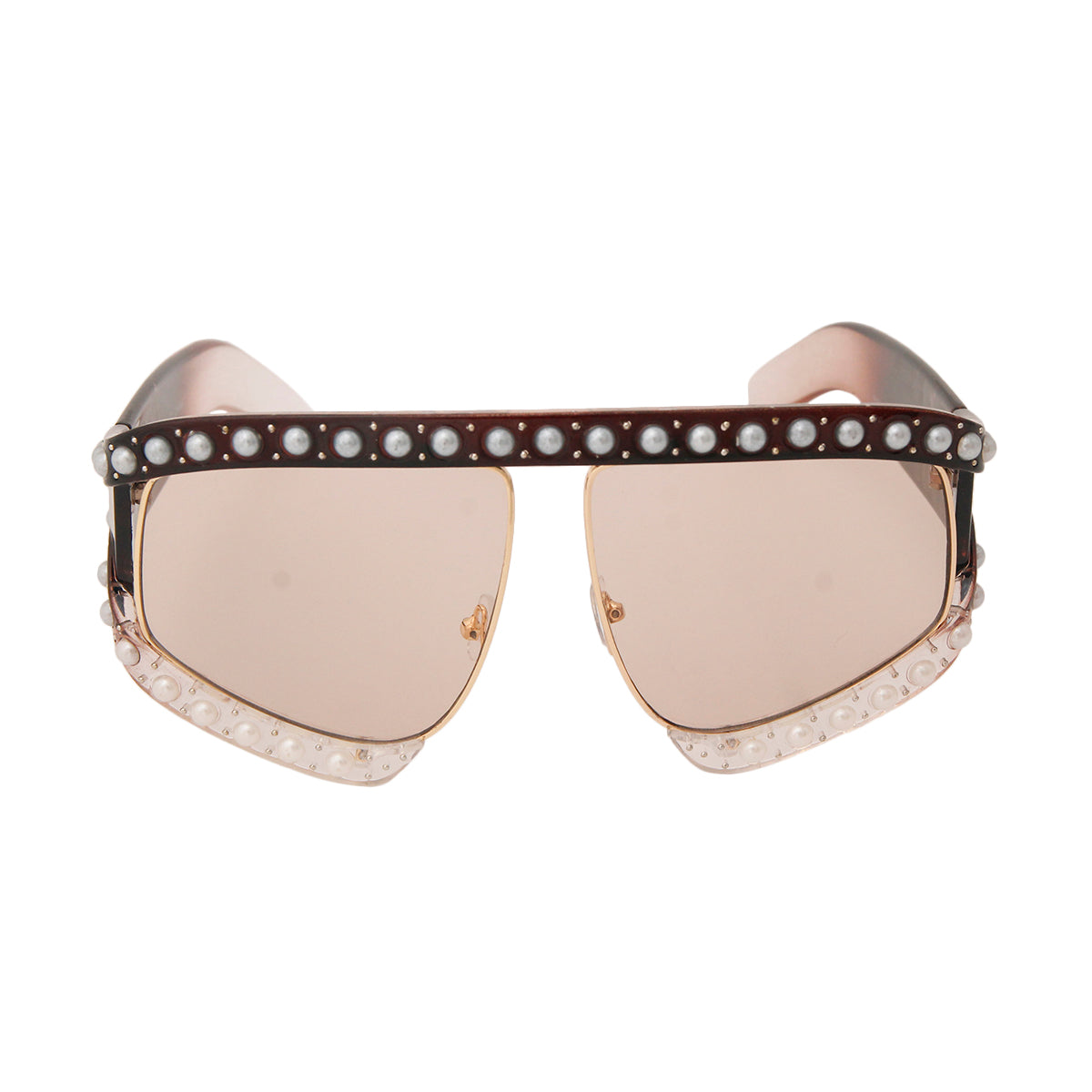 Brown and Pearl Sunglasses