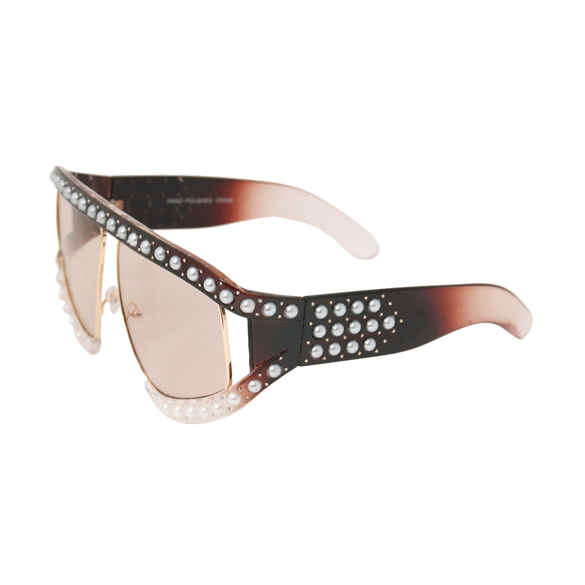 Brown and Pearl Sunglasses