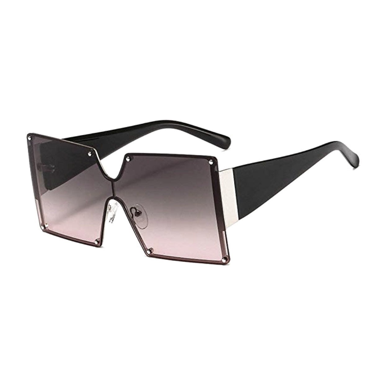 Black Gradient Square Sunglasses
