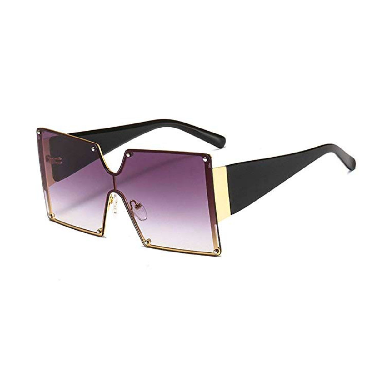 Purple Gradient Square Sunglasses