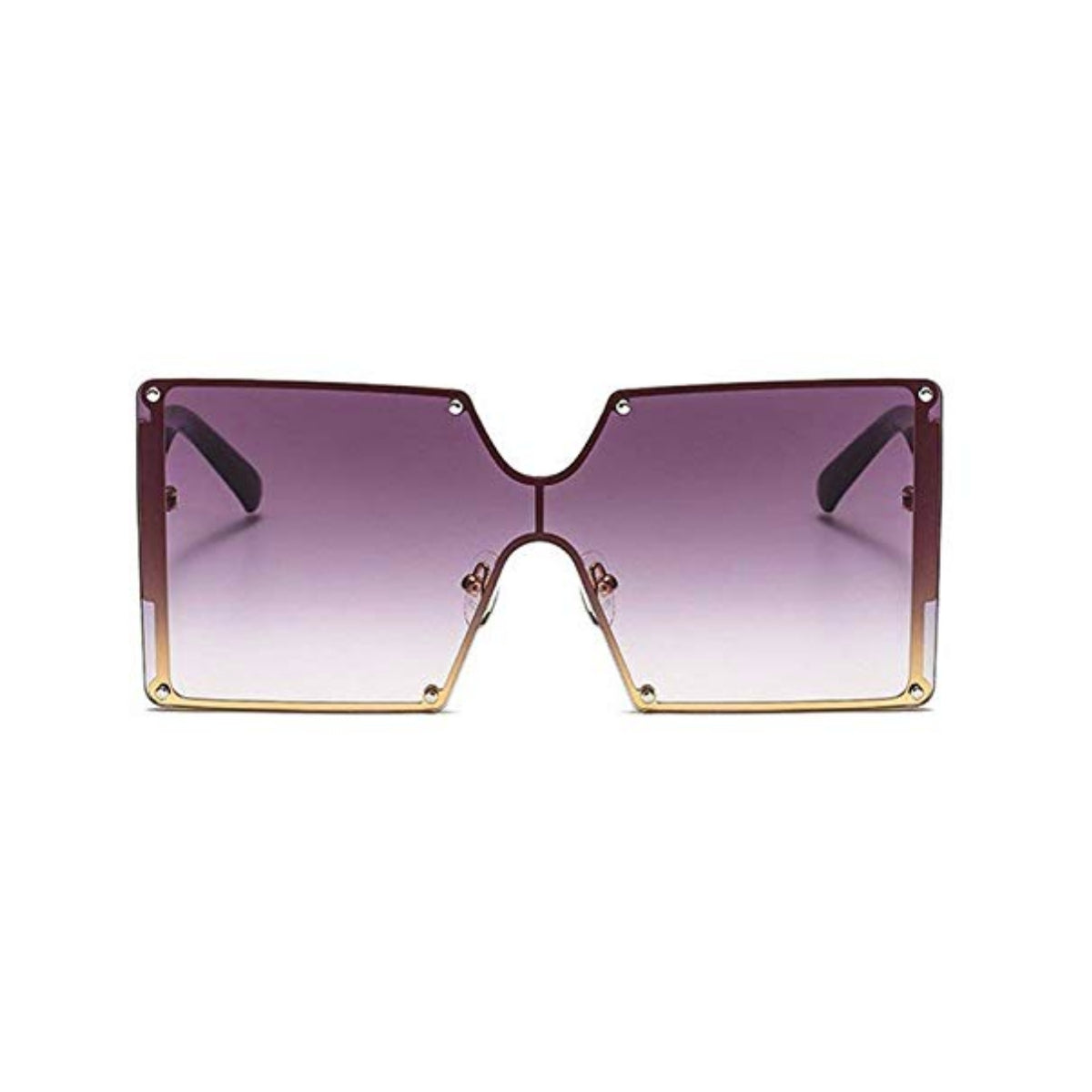 Purple Gradient Square Sunglasses