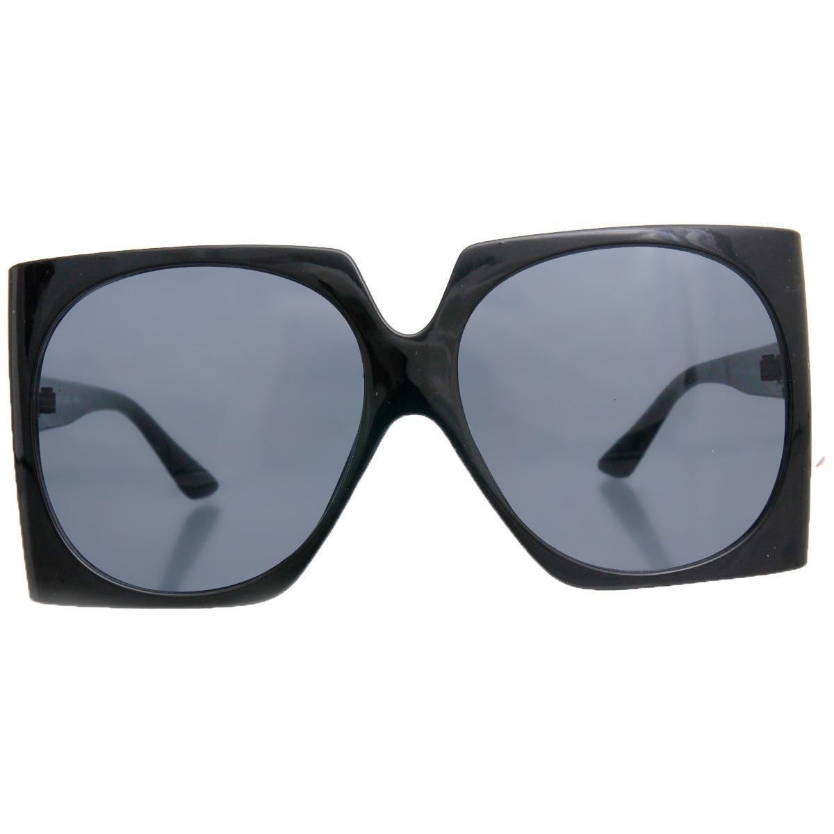 Blue Lens Square 70s Sunglasses