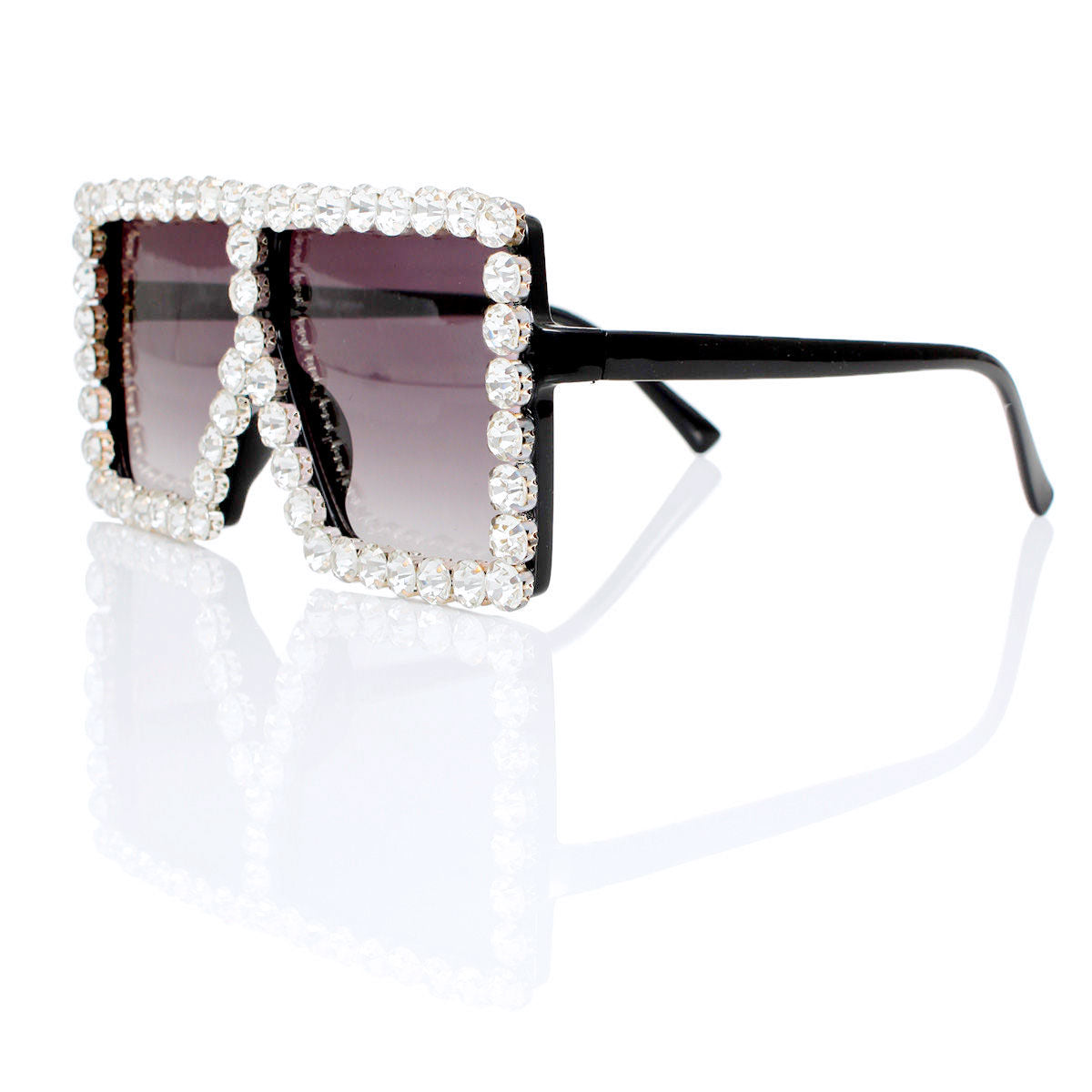 Sunglasses Diamond Clear Square Glasses for Women