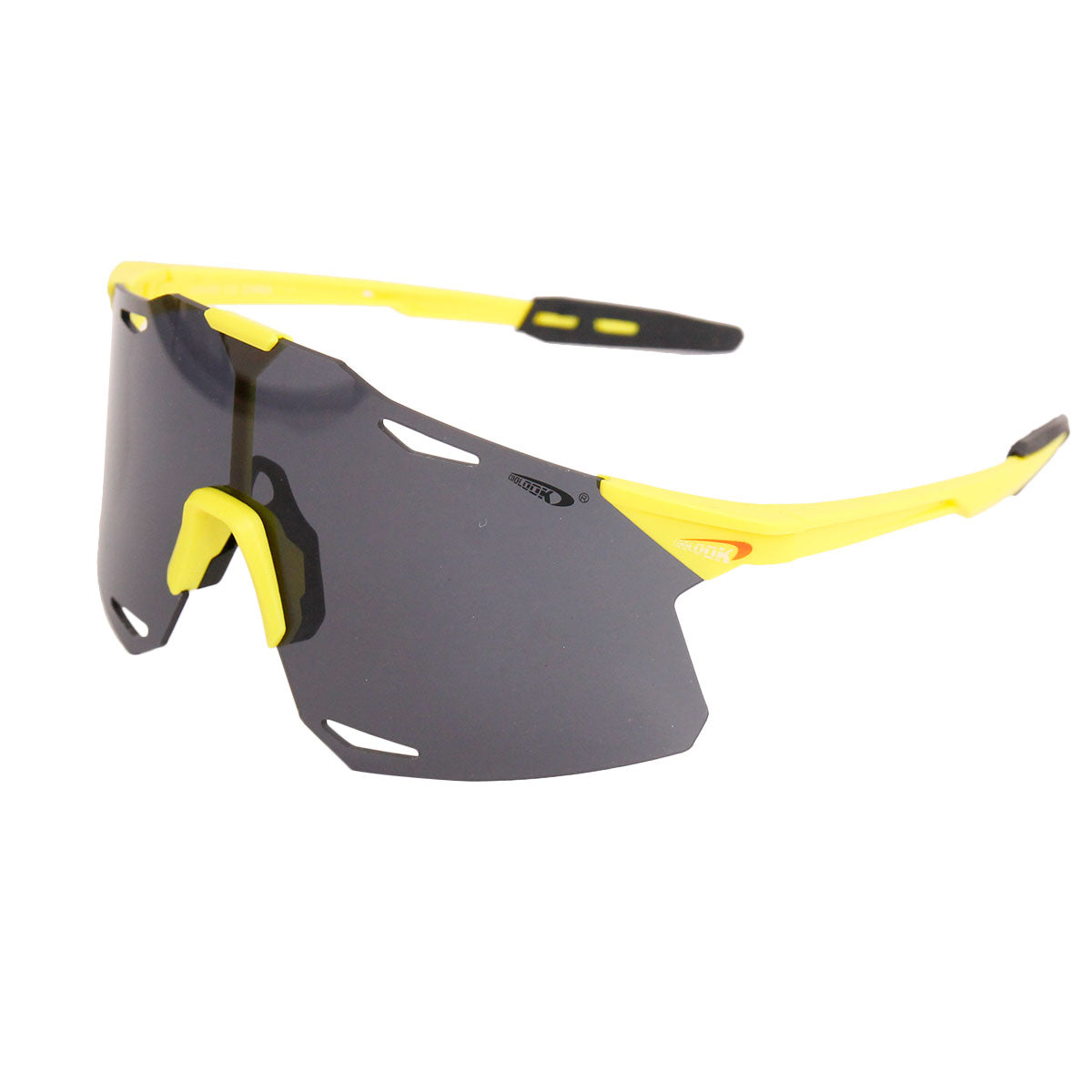 Black Lens and Yellow Frame Sport Glasses