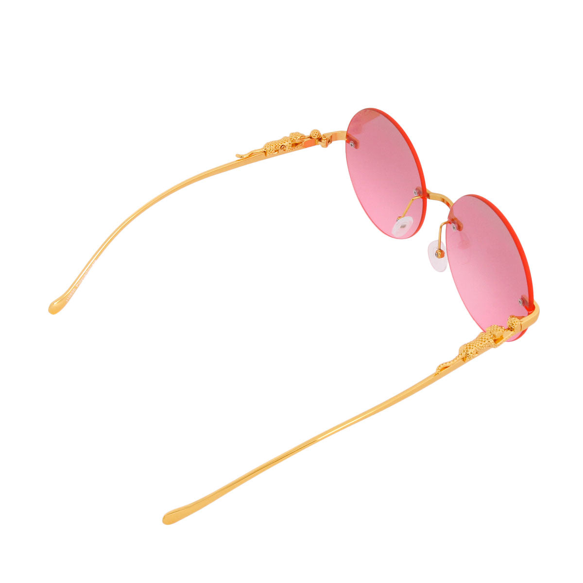 Round Pink Tiger Sunglasses