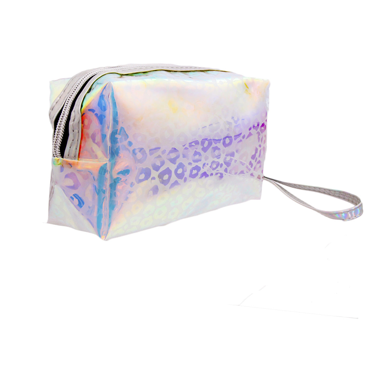 Leopard Hologram Cosmetic Pouch