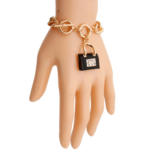 Black Boutique Handbag Bracelet