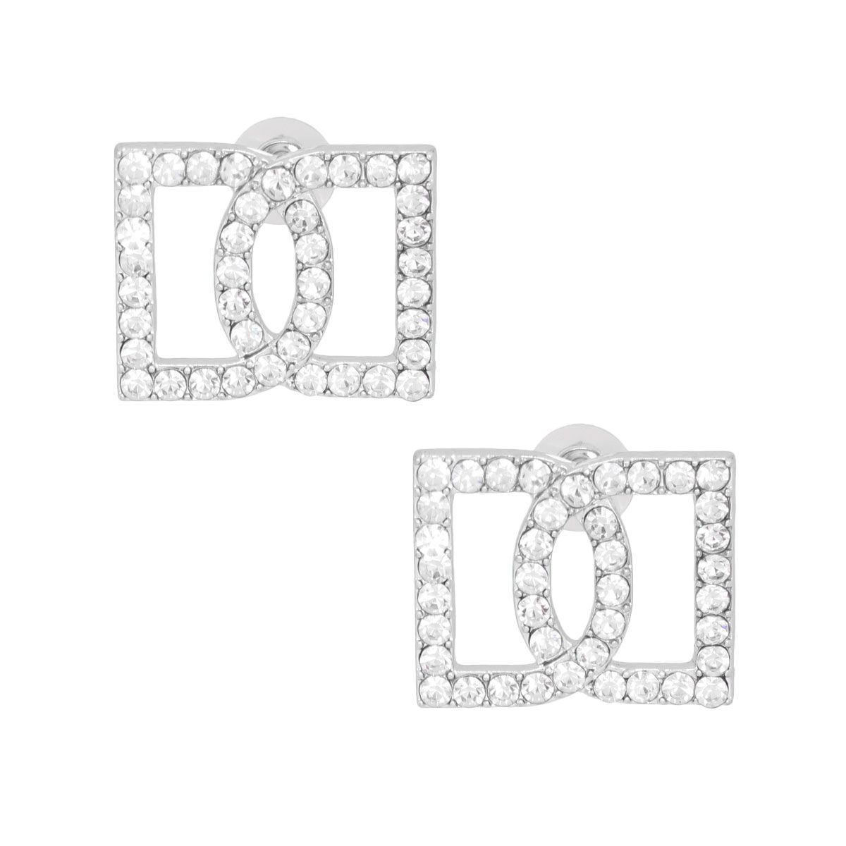 Silver Double D Studs