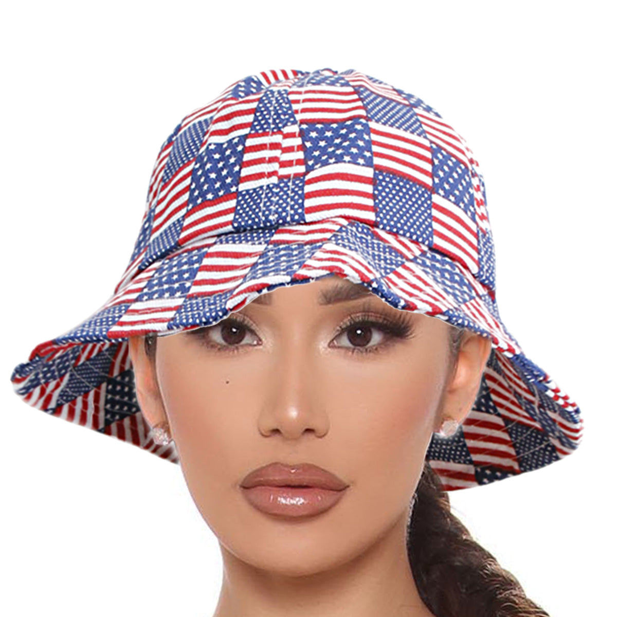 Patriotic Flag Bucket Hat