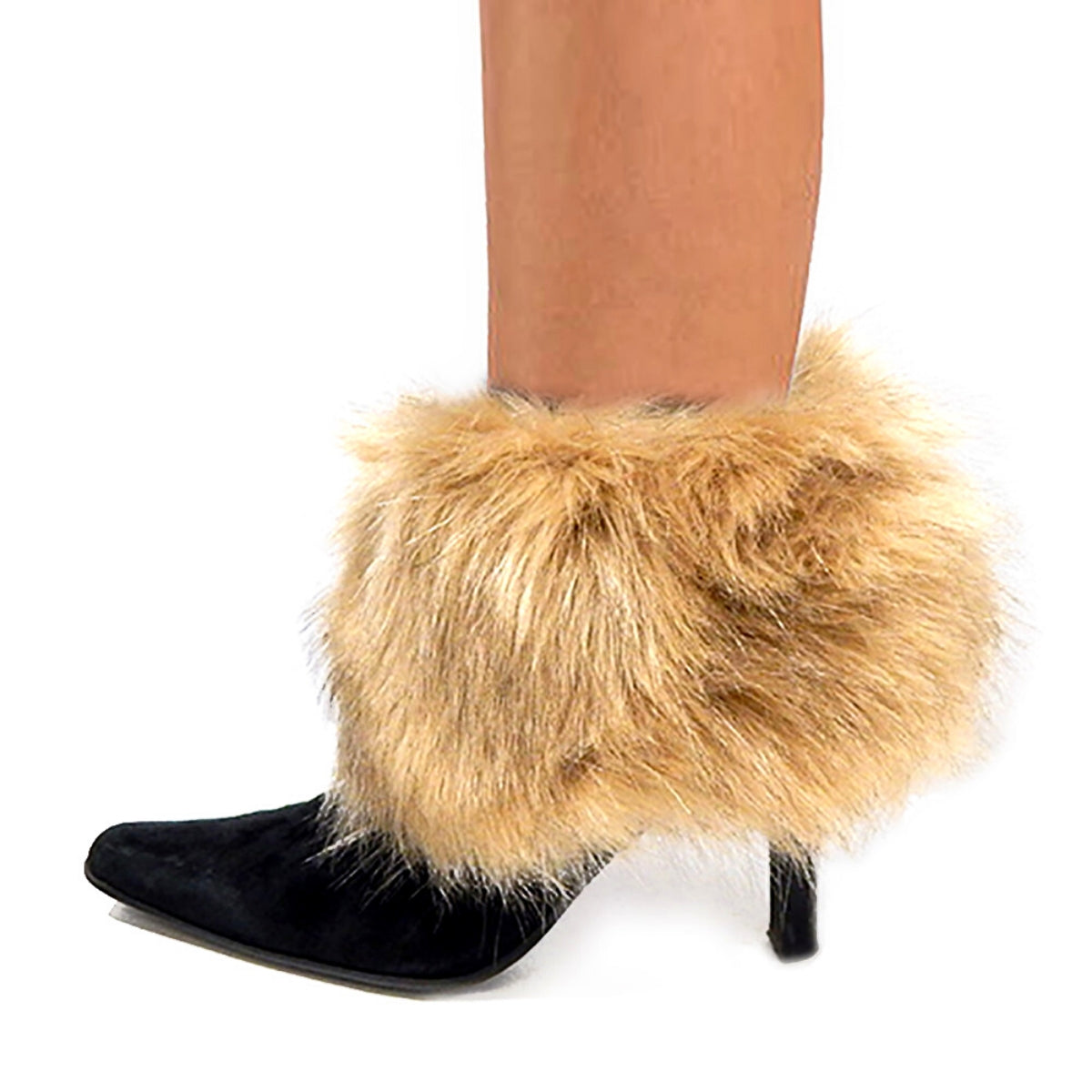 Brown Fur Leg Warmer