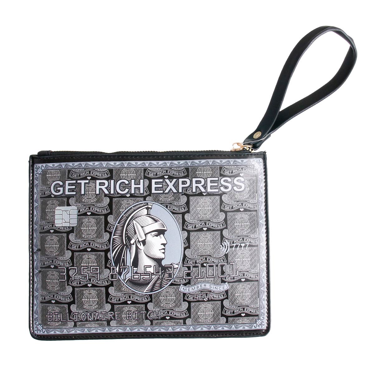 Black Express Card Clutch