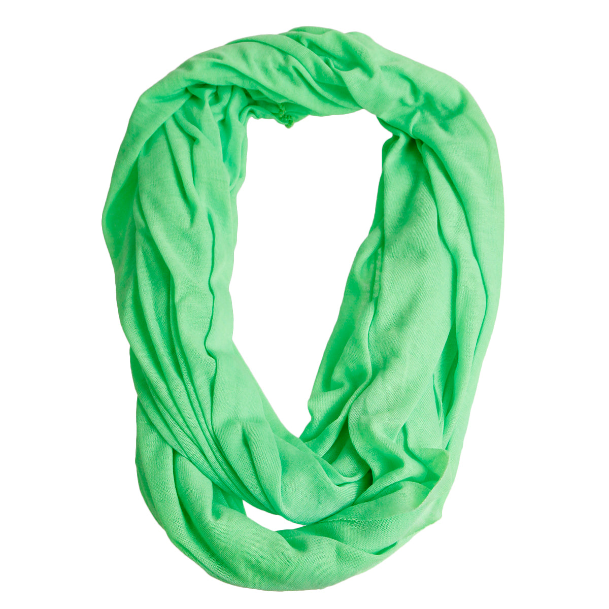Bright Green Infinity Scarf