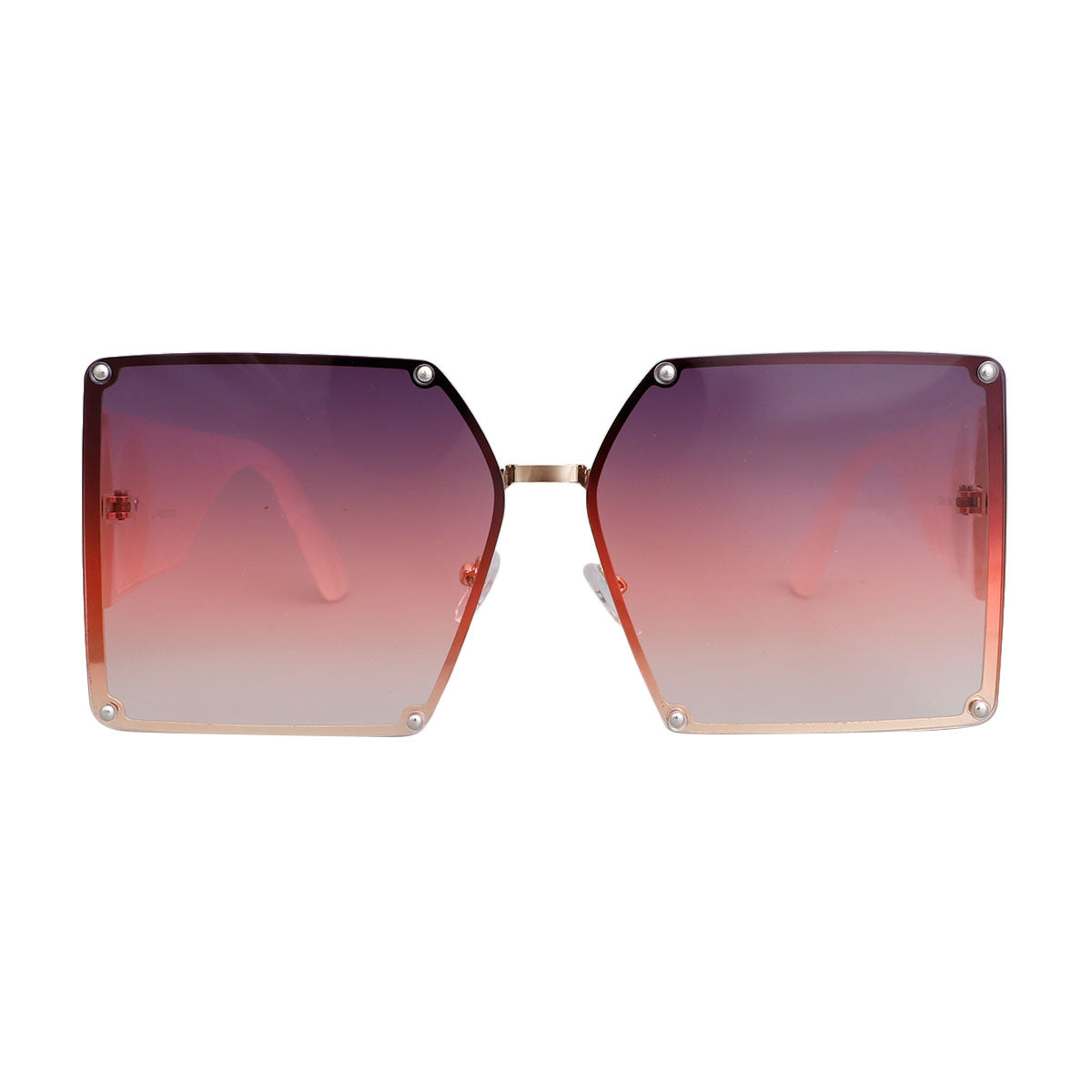 Designer Brown Key Pink Sunglasses