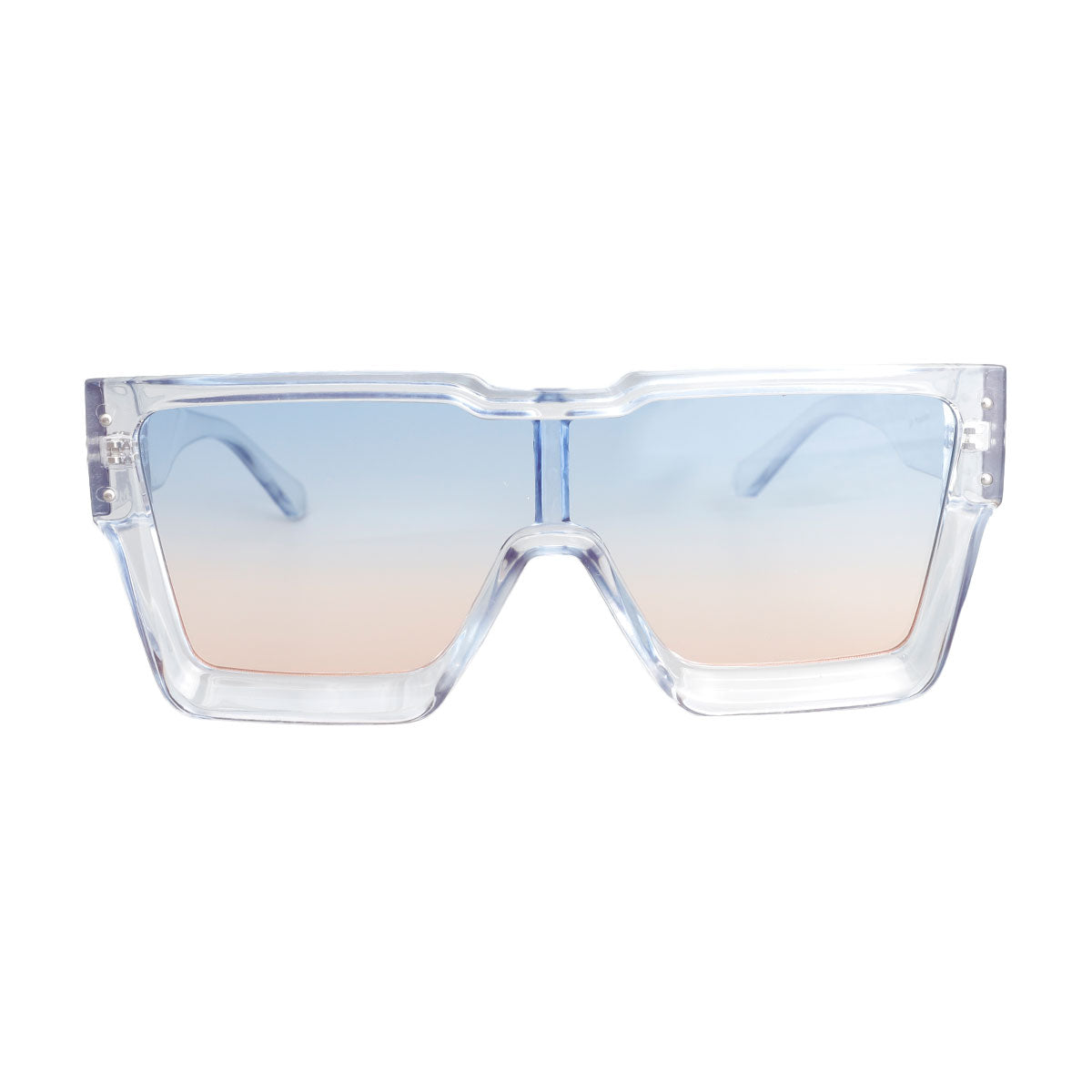 Blue Square Thick Frame Sunglasses