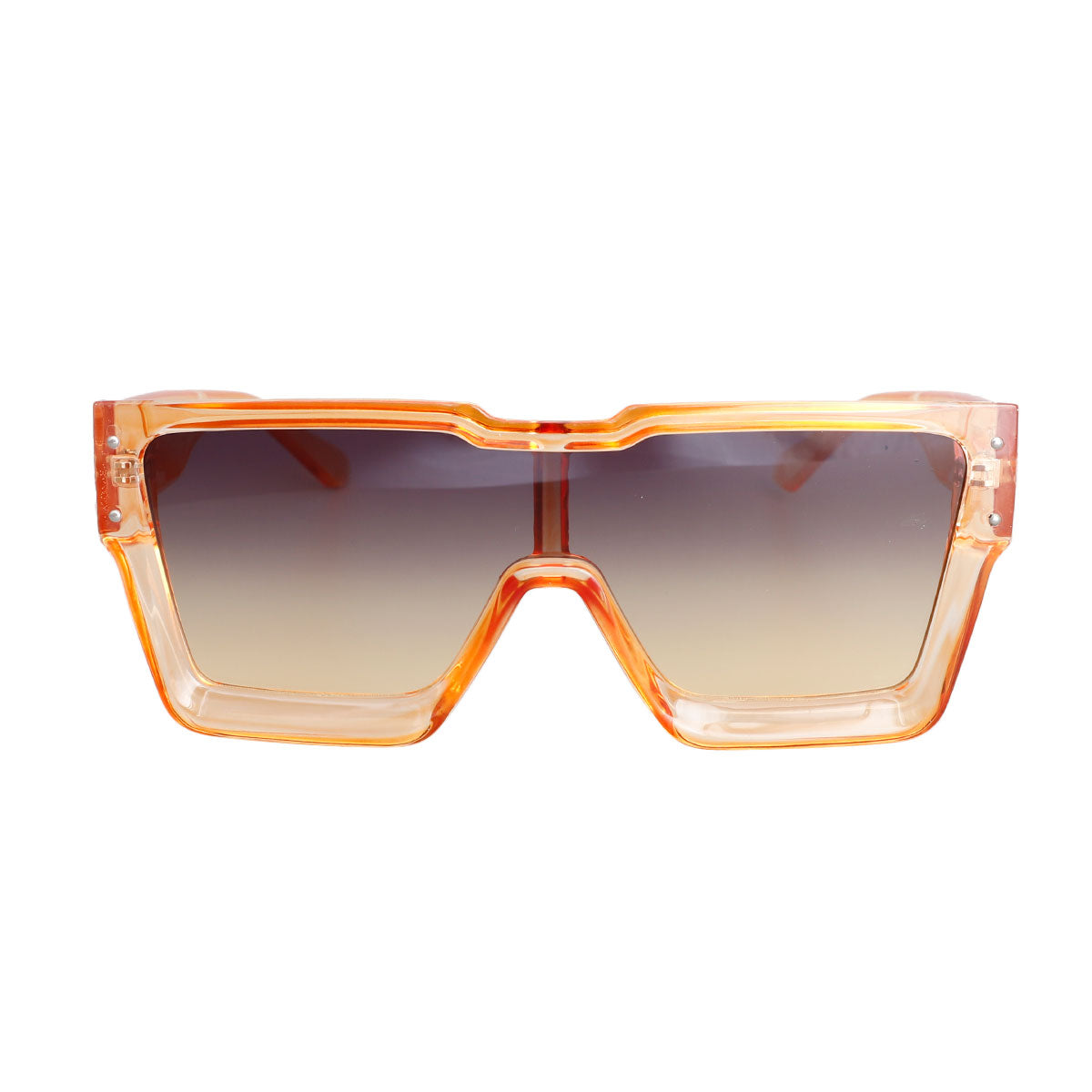 Orange Square Thick Frame Sunglasses