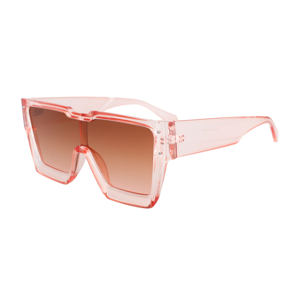 Pink Square Thick Frame Sunglasses