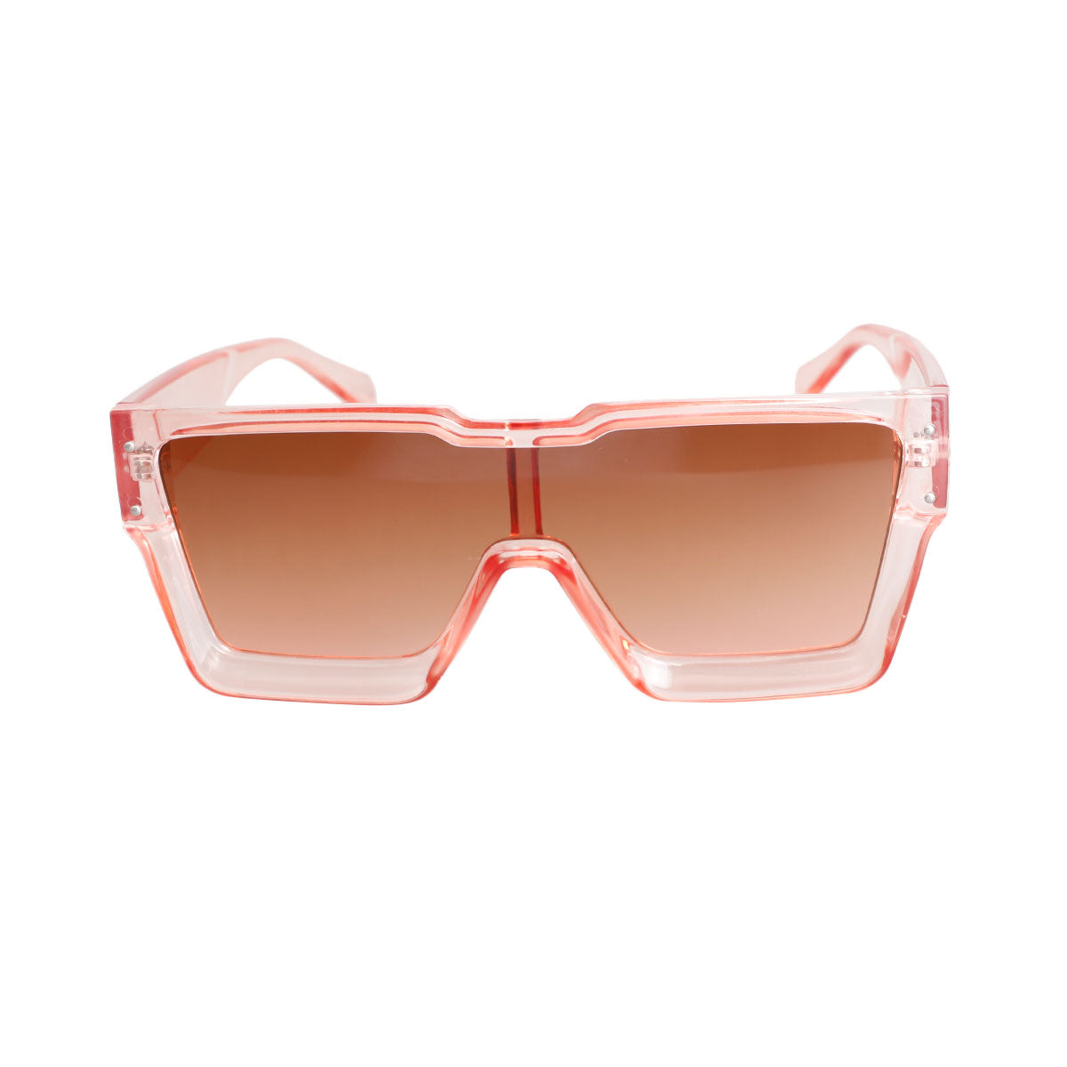Pink Square Thick Frame Sunglasses