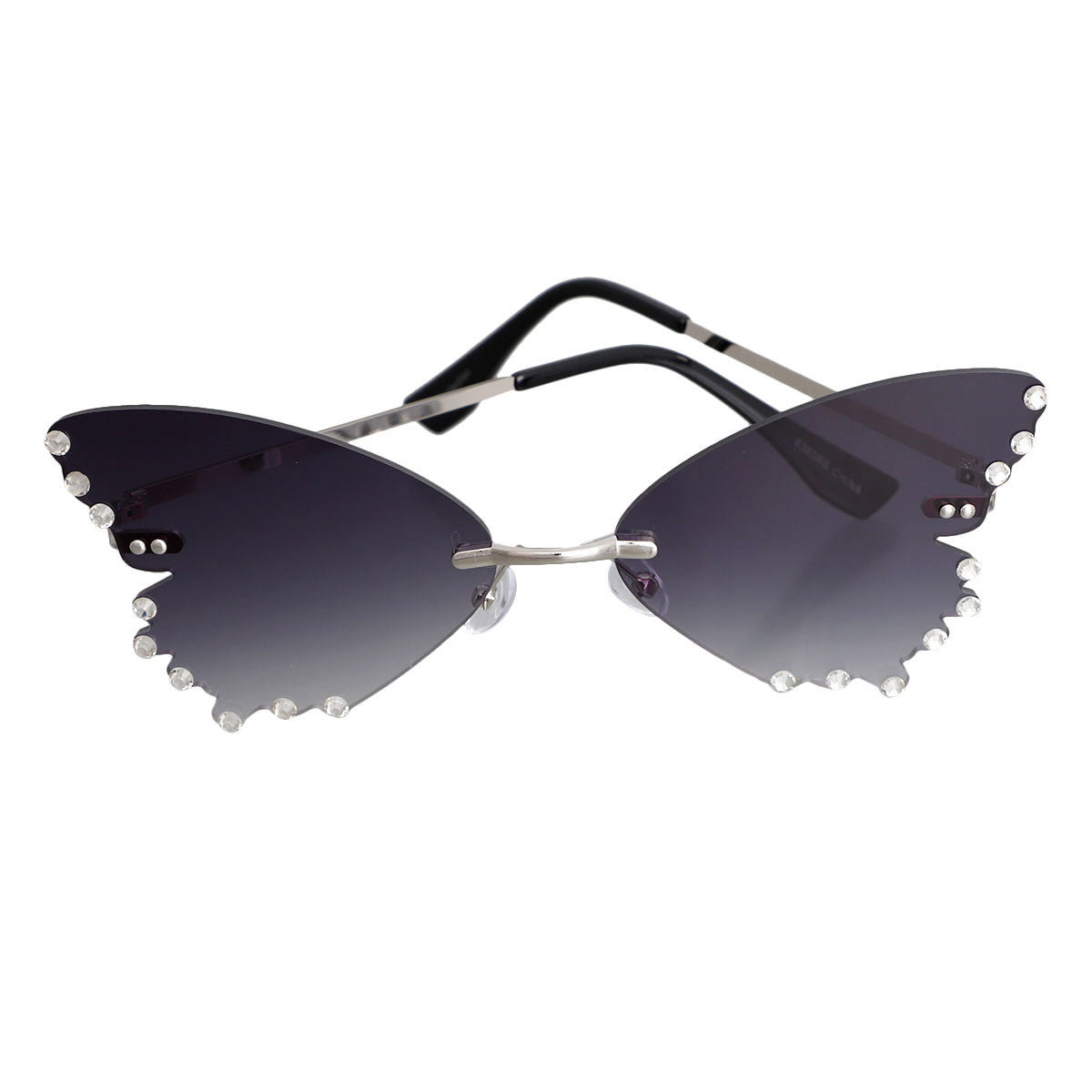 Black Butterfly Shaped Lens Sunglasses