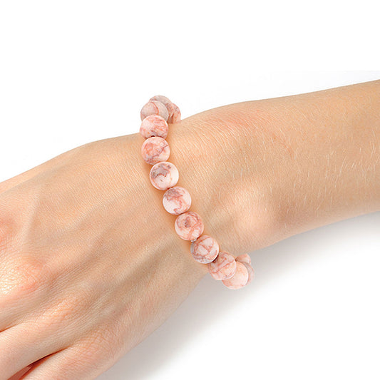 Light Pink Stone 10mm Bracelet