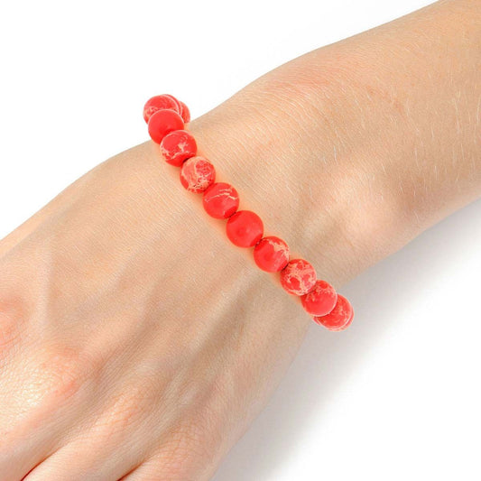 8mm Red Therapy Bracelet