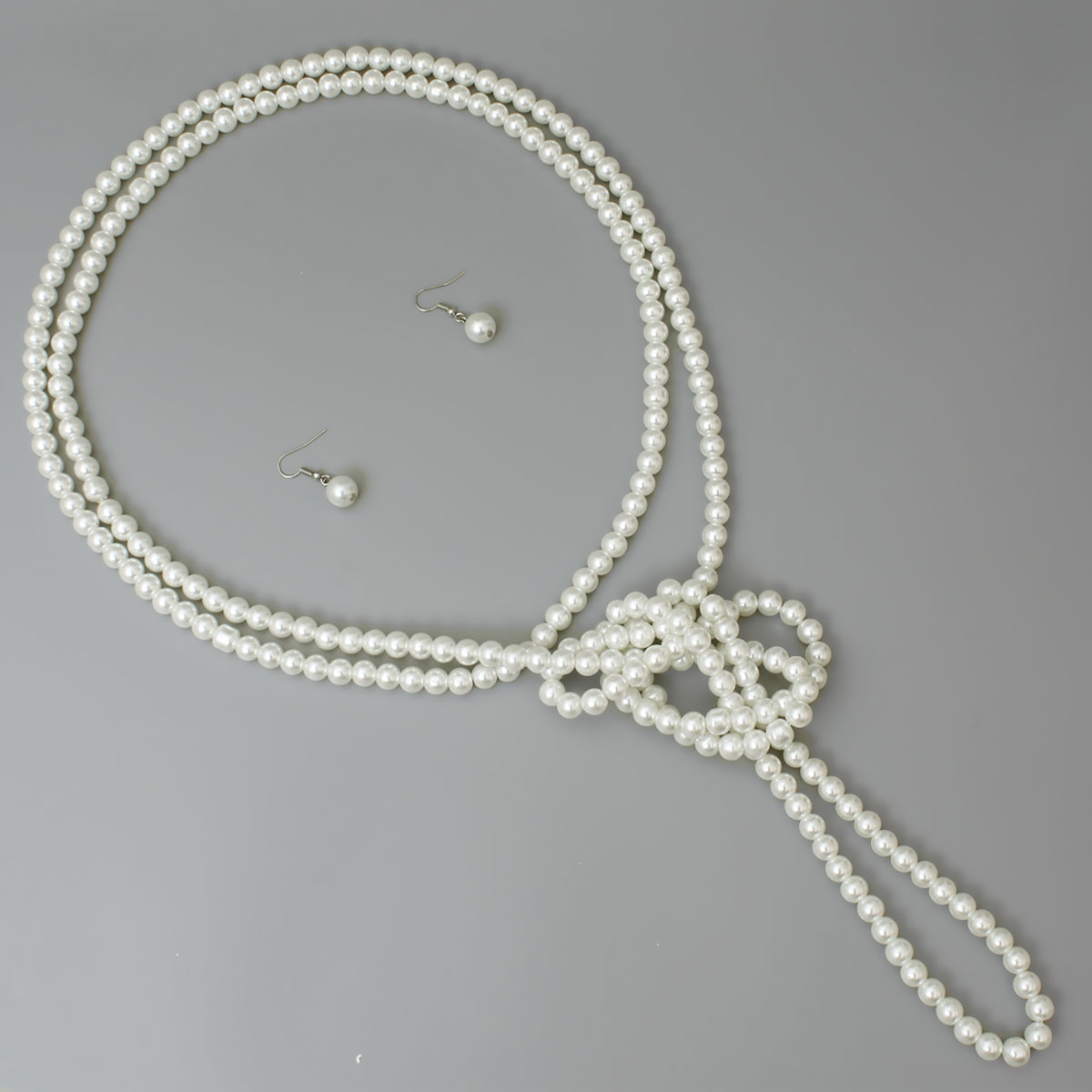 84" 8mm Cream Pearl Necklace