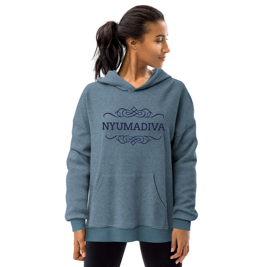 NyumaDiva Unisex sueded fleece hoodie