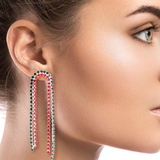 Dozen Designer Drape Earrings
