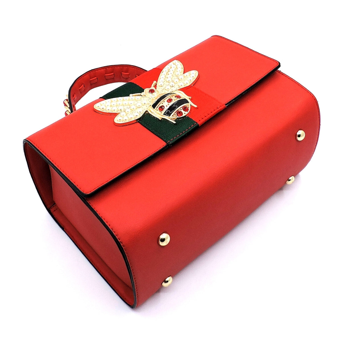 Red Bee Boxy Satchel Designer Set